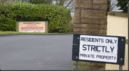 private signs